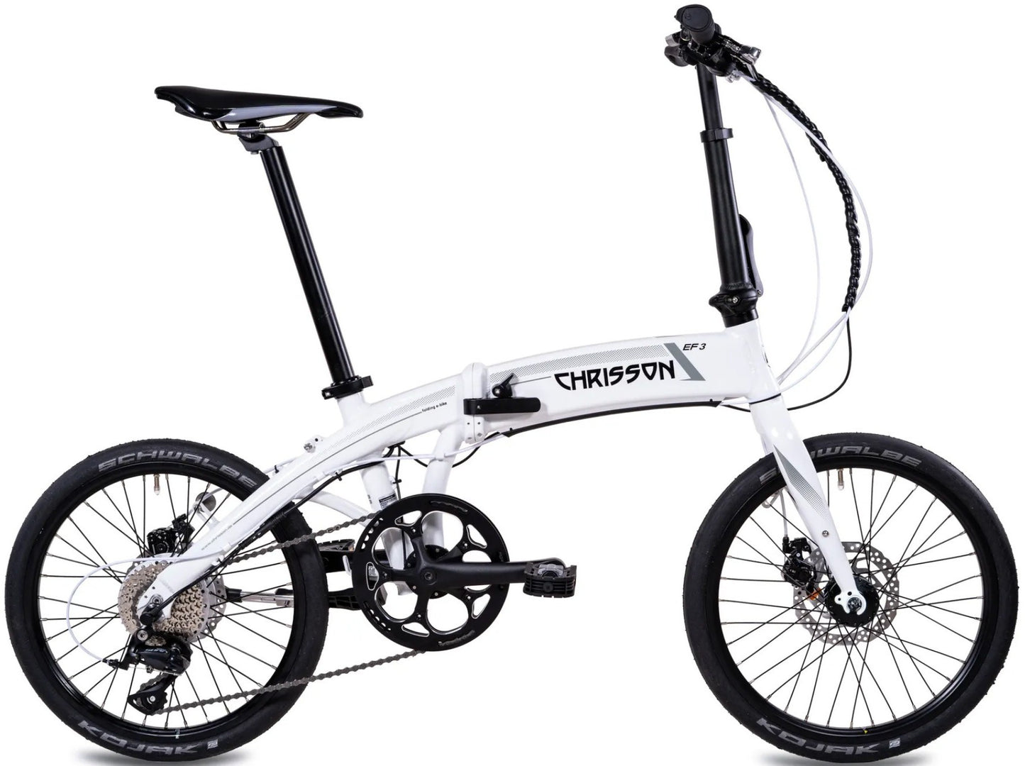 Chrisson Intube Schijfrem Vouwfiets Achterwielmotor Wit