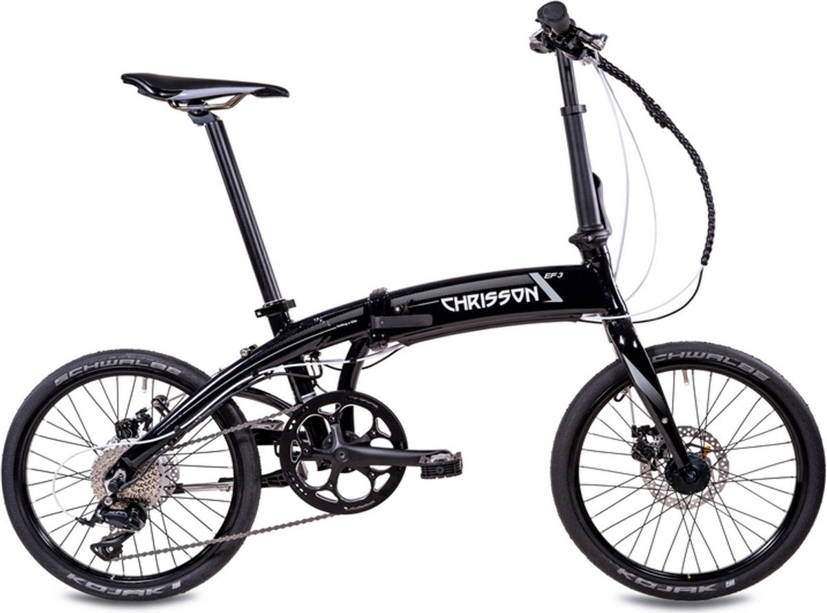 Chrisson Intube Schijfrem Vouwfiets Achterwielmotor Zwart