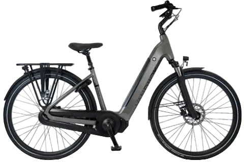 Van Dijck Triton N7 Intube Kreutzer U3 Middenmotor Ketting Dames Titanium brons