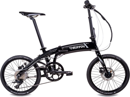 Chrisson Intube Schijfrem Vouwfiets Achterwielmotor Zwart