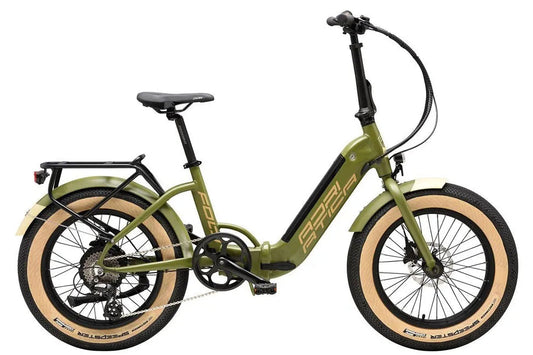 Adriatica FAT FOLD Vouwbare Fatbike 250W Brushless Lage Instap Groen