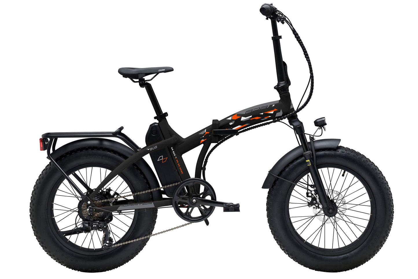 Adriatica Bug Vouwbare Fatbike 250W Brushless Achterwielmotor Groen